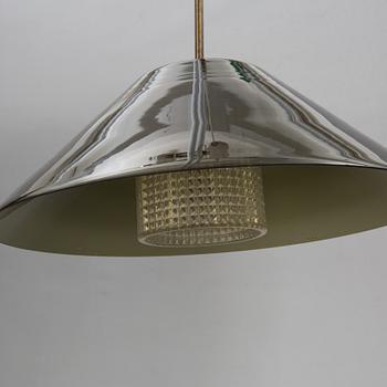 TAKLAMPA, Carl Fagerlund, Orrefors, 1900-talets mitt.