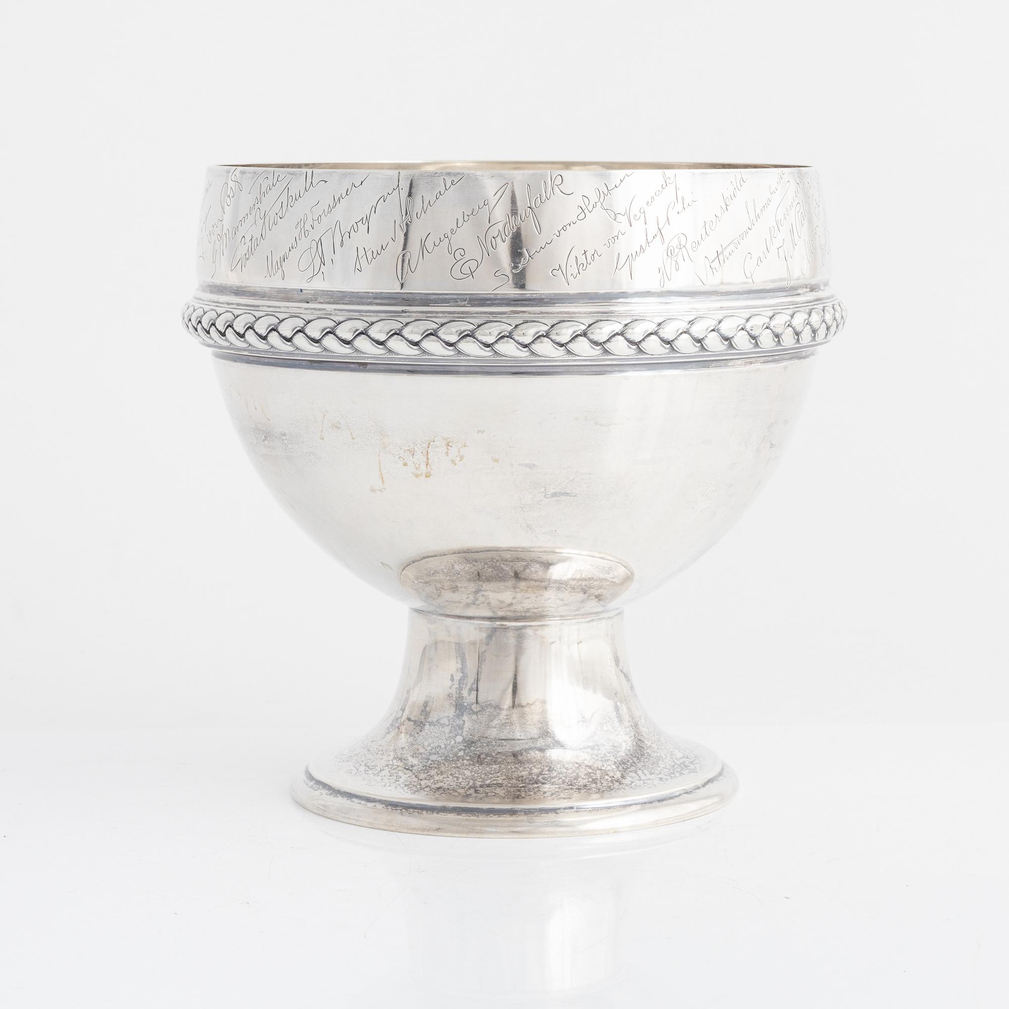 A Swedish Silver Bowl, mark of K Anderson, Stockholm 1911.