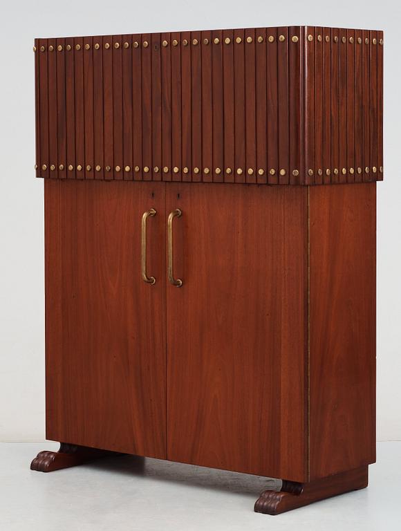 An Otto Schulz mahogany bar cabinet, Boet, Gothenburg 1940's.