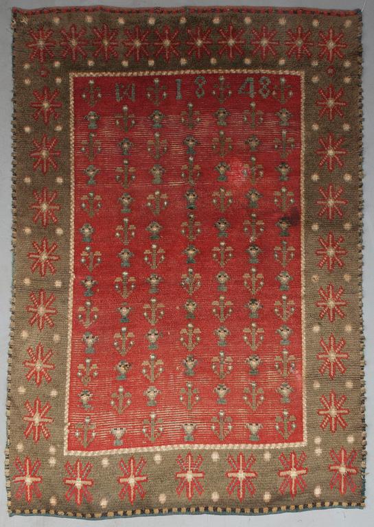 RYA,  Finland, daterad 1848. 195 x 135.