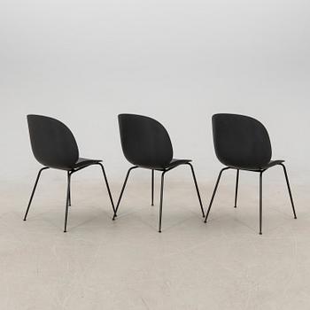 GamFratesi, chairs 6 pcs, "Beetle Dining Chair" for Gubi. Denmark 21st century.