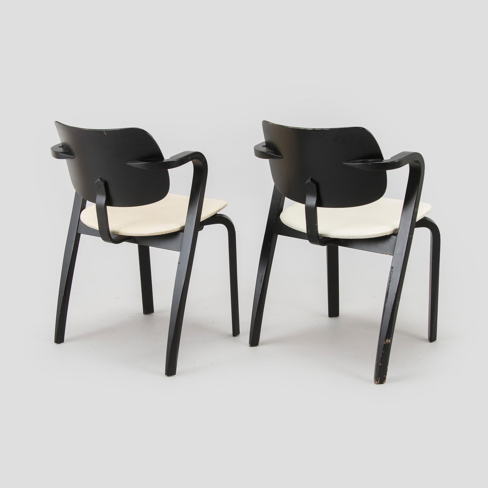 Ilmari Tapiovaara, karmstolar, 6 st, "Aslak", Asko 1960-tal.