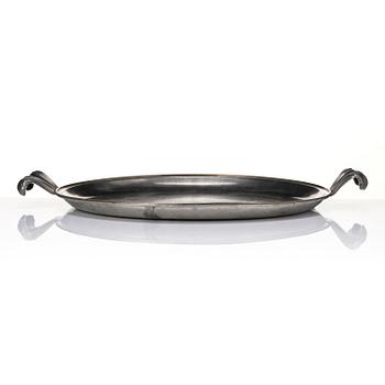 Firma Svenskt Tenn, a pewter tray, Stockholm, 1928.