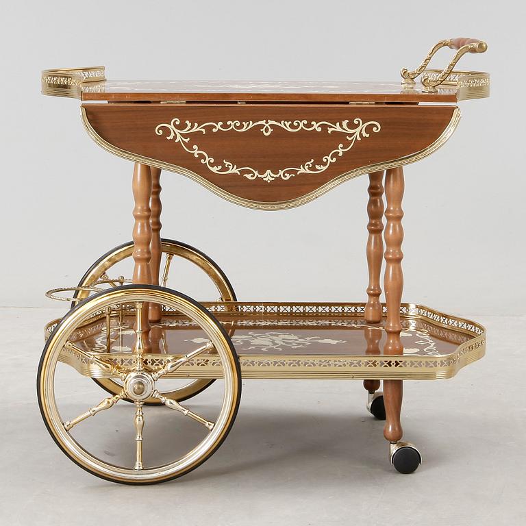 SERVERINGSVAGN, mässing, 1900-talets sista kvartal.
