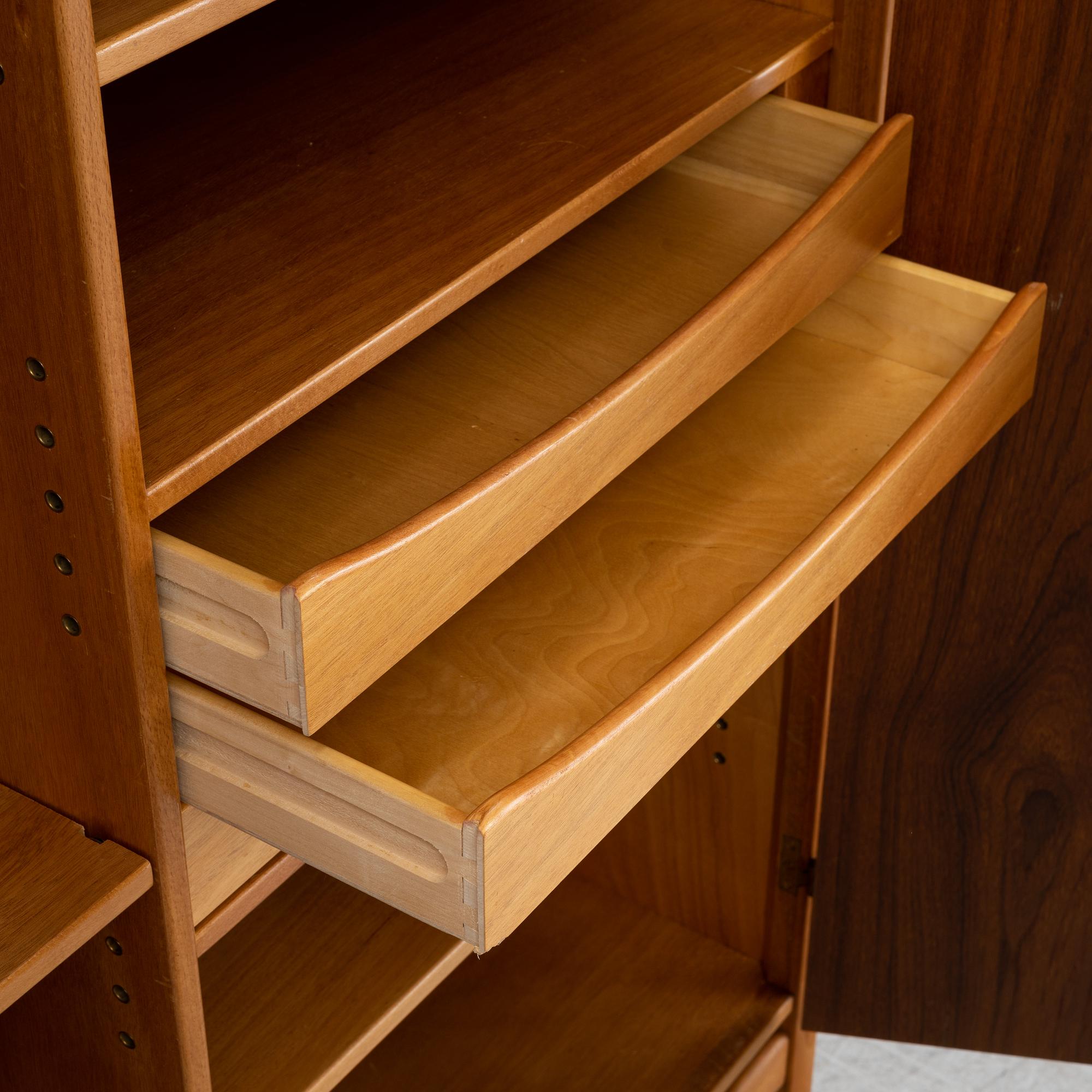 Yngve Ekström, a 'Bangkok' teak cabinet, AB Westbergs Möbler, Tranås, 1950's/60's.