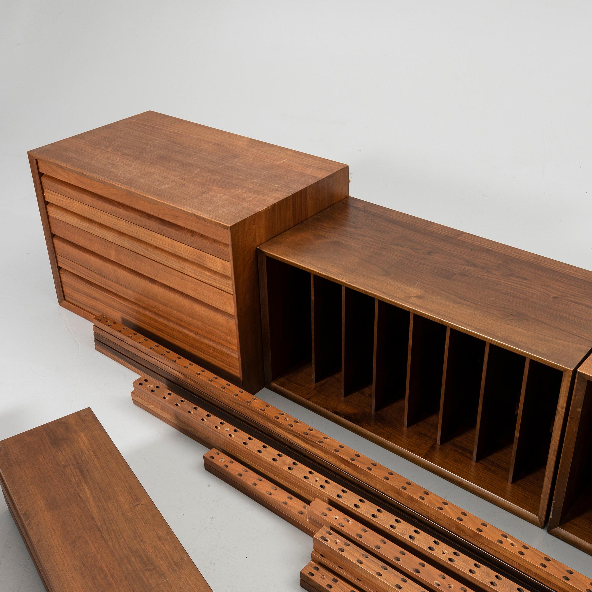 Poul Cadovius, Hyllsystem, "System Cado", teak, Danmark 1960-tal.