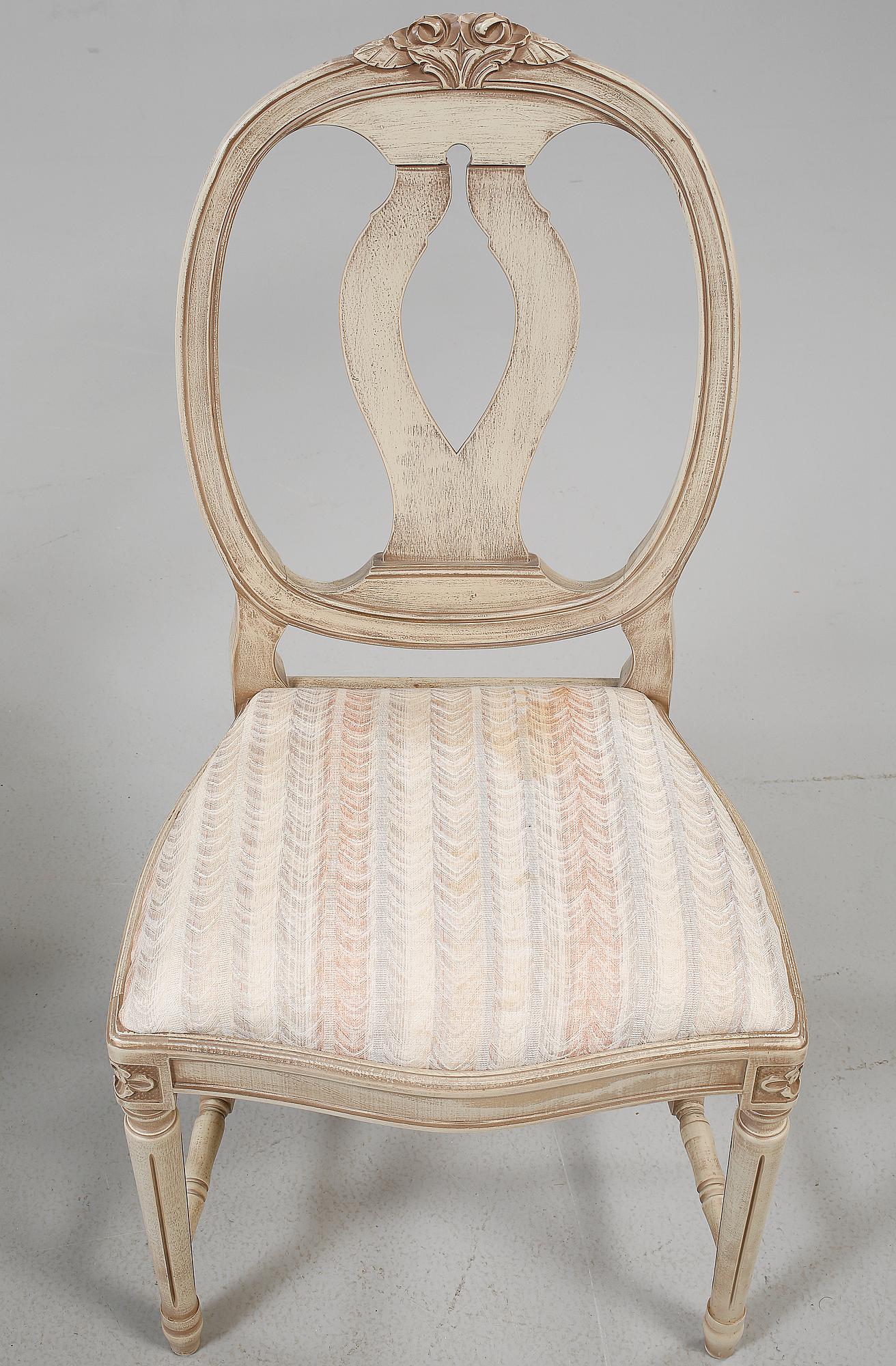 STOLAR, 4 st, gustaviansk stil, 1900-talets slut.