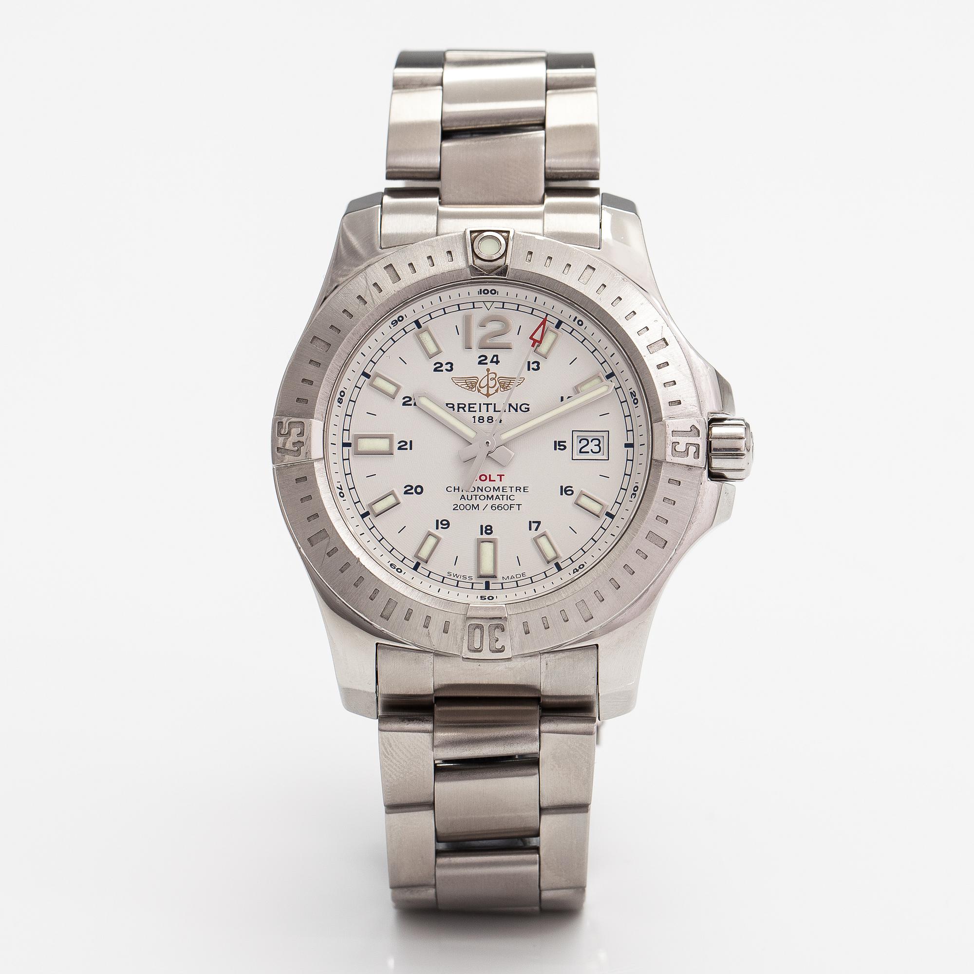 Breitling, Colt, wristwatch, 44 mm.