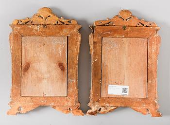 SPEGLAR, 1 par, sannolikt Italien, 1800-tal.