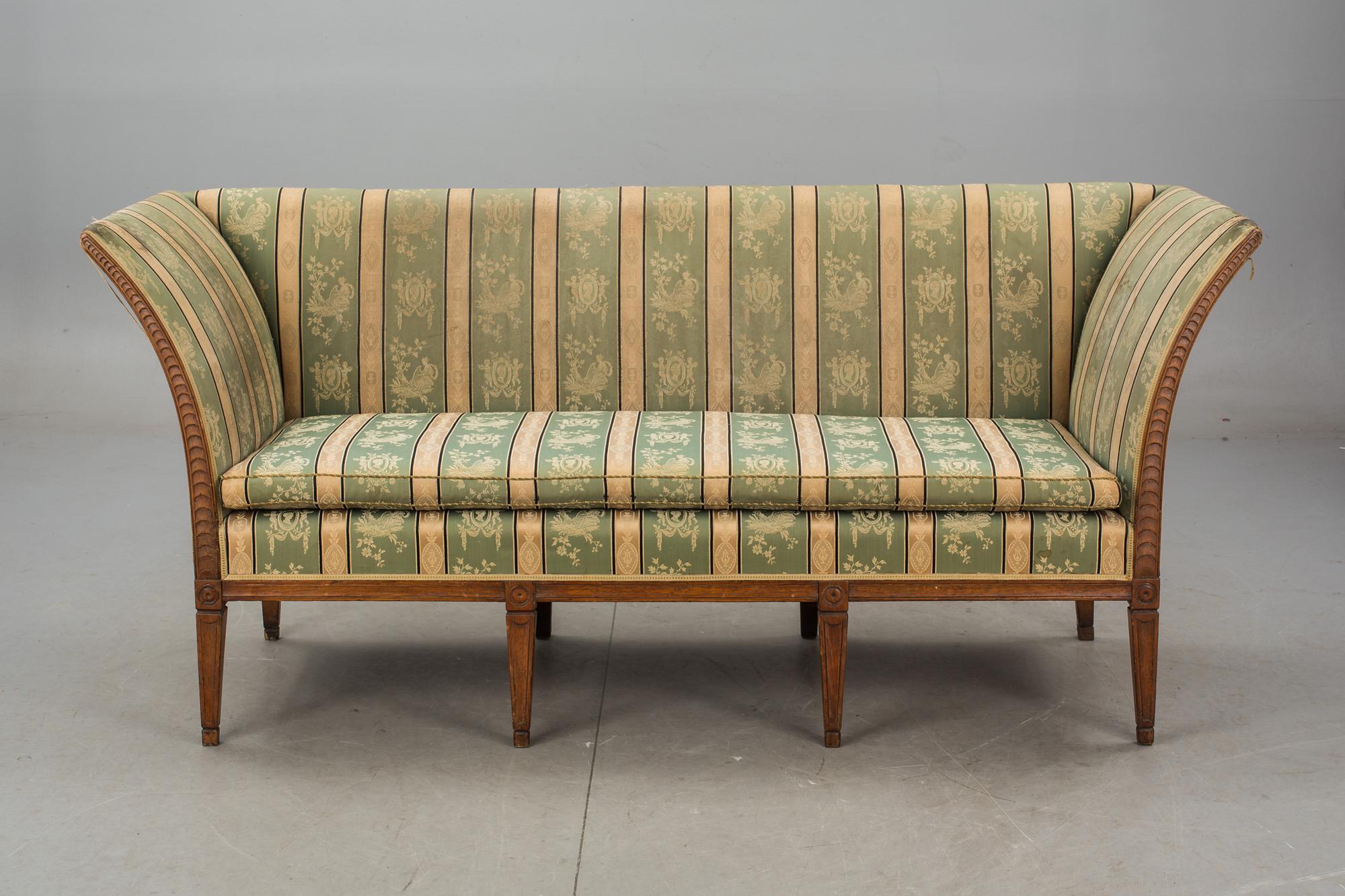 SOFFA, Louis XVI-stil. 1800-tal.