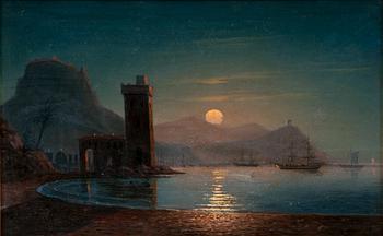 338. Ivan Constantinovich Aivazovsky, MOONLIGHT REFLECTING ON WATER.