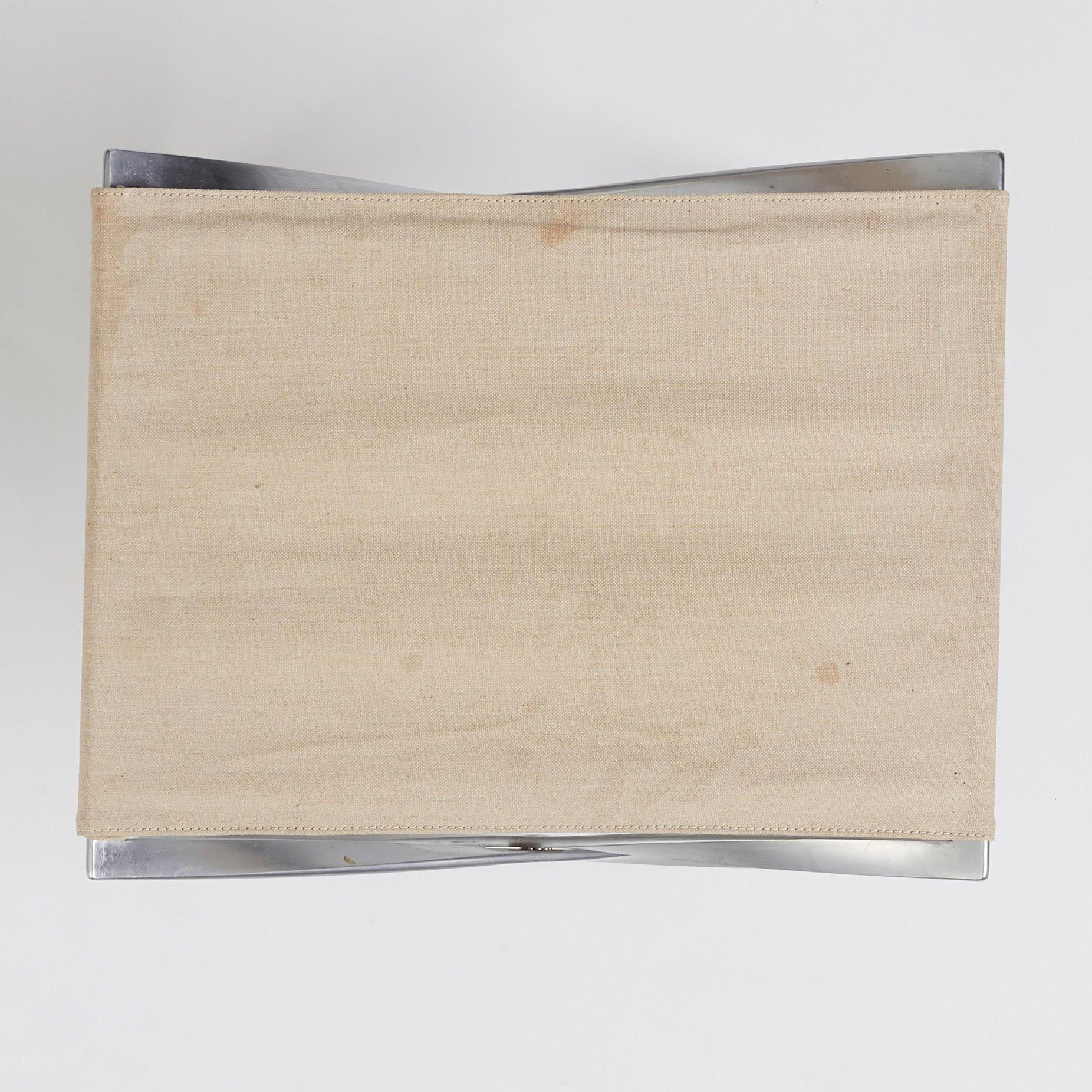 Poul Kjaerholm, a 'PK91' folding stool, edition E Kold Christensen, early 1960s.