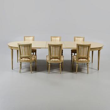 MATSALSGRUPP, 7 delar, Åmells, Gnesta, 1970-tal.