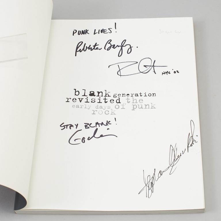 VARIOUS PHOTOGRAPHERS, book, "Blank Generation Revisited the Early Days of Punk Rock", 1997.