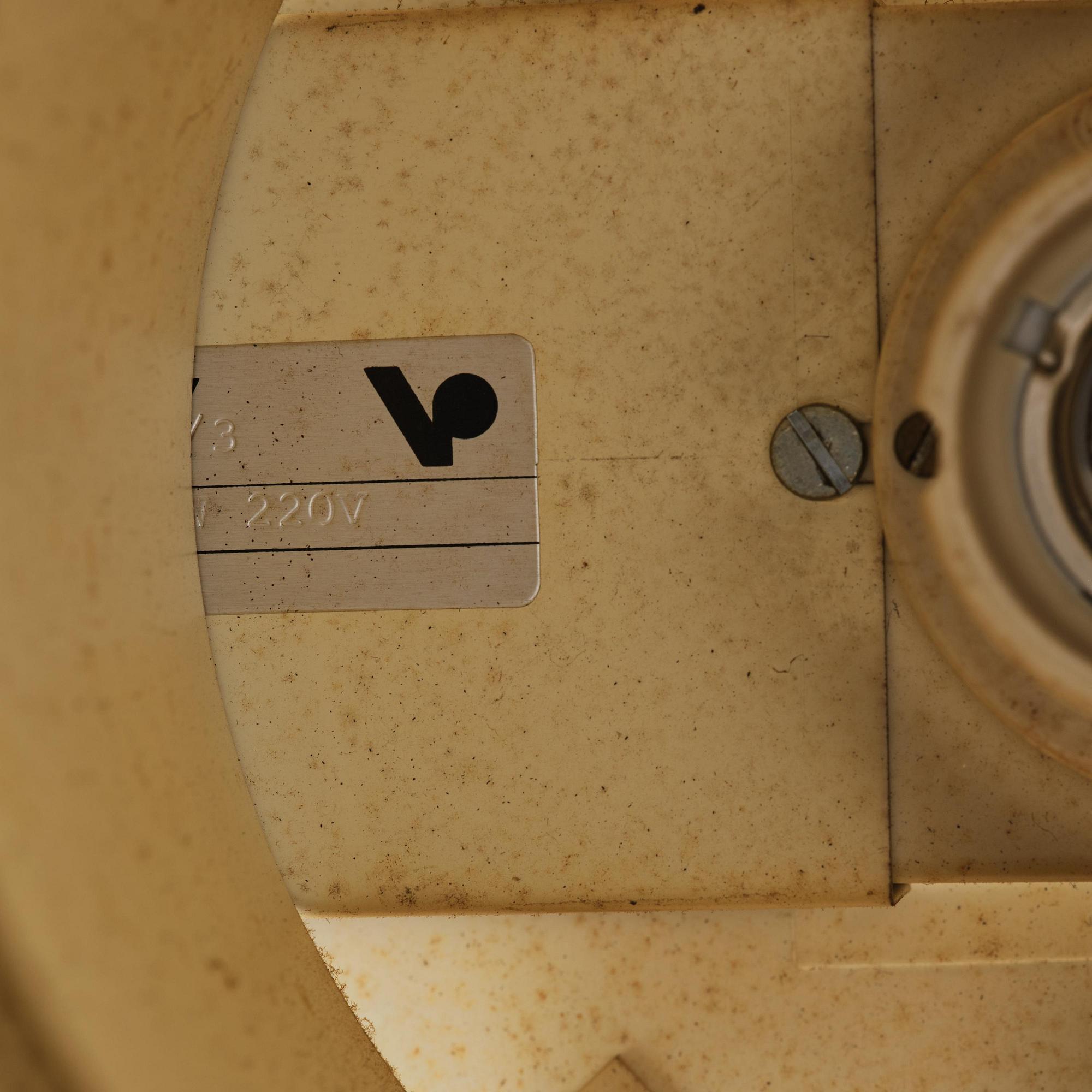 Alvar Aalto, a ceiling lamp model A 203,  Valaisinpaja Finland, 1970s.