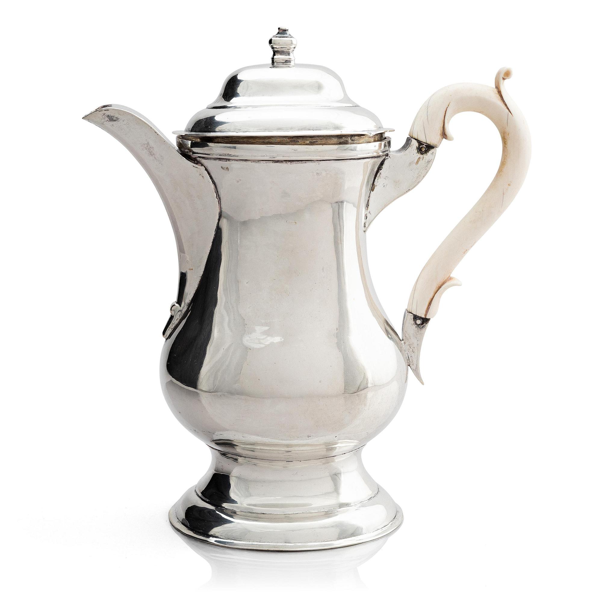 Kaffekanna, silver, Wien, Österrike, 1776.