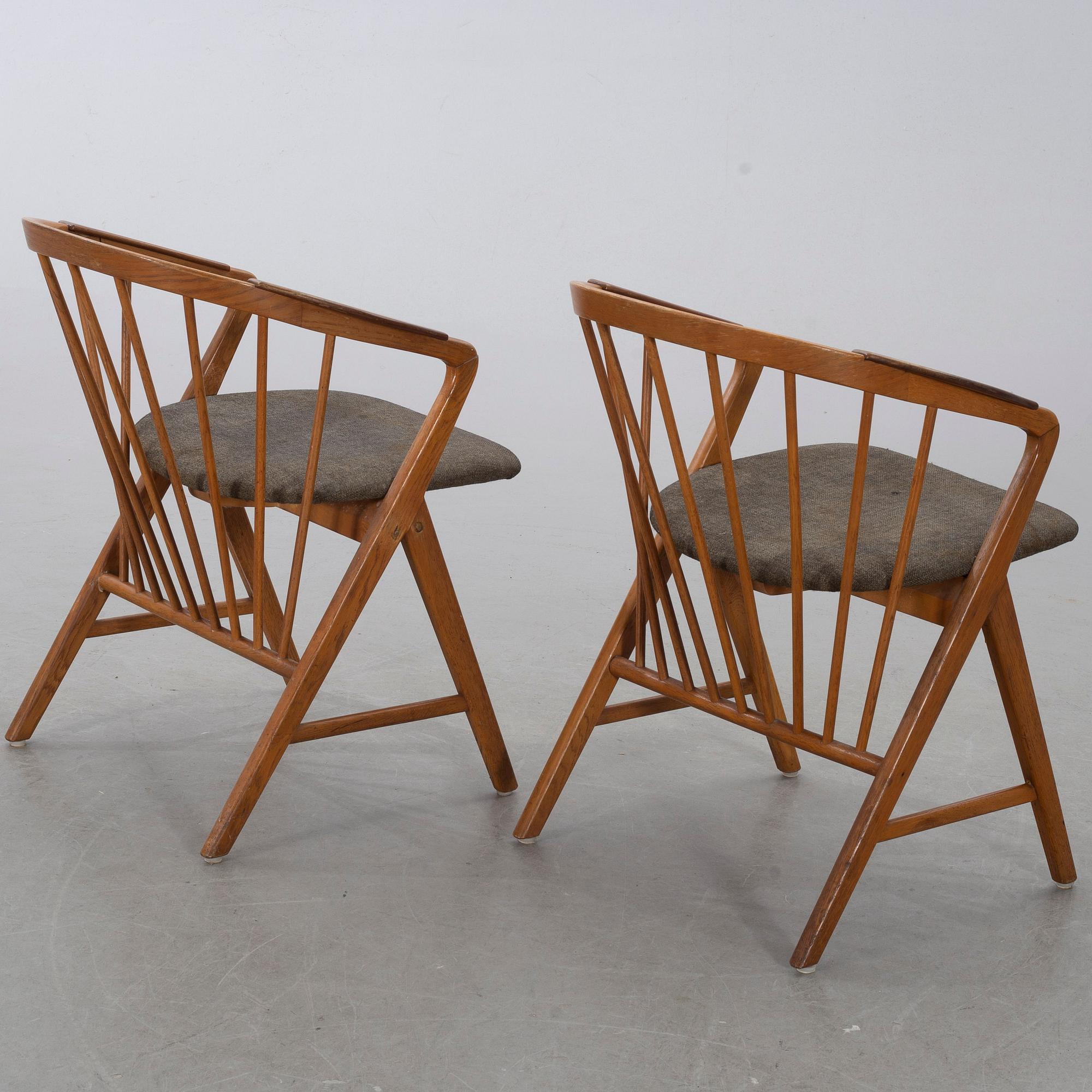 BENGT RUDA, karmstolar ett par "Sierra"  IKEA, 1950-/60-tal.