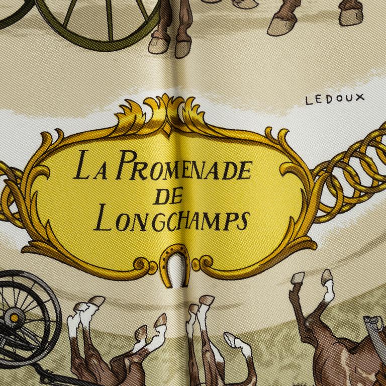 HERMÈS, "La Promenade de Longchamps", scarf.