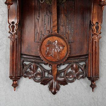 Väggpendyl, Schwarzwaldområdet, E. Wehrle & Co,1800-talets slut.