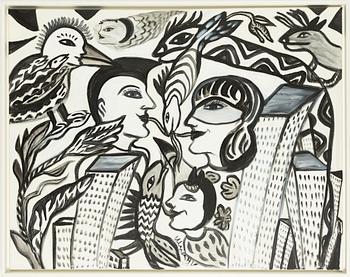 Ulrica Hydman-Vallien, figurkomposition.