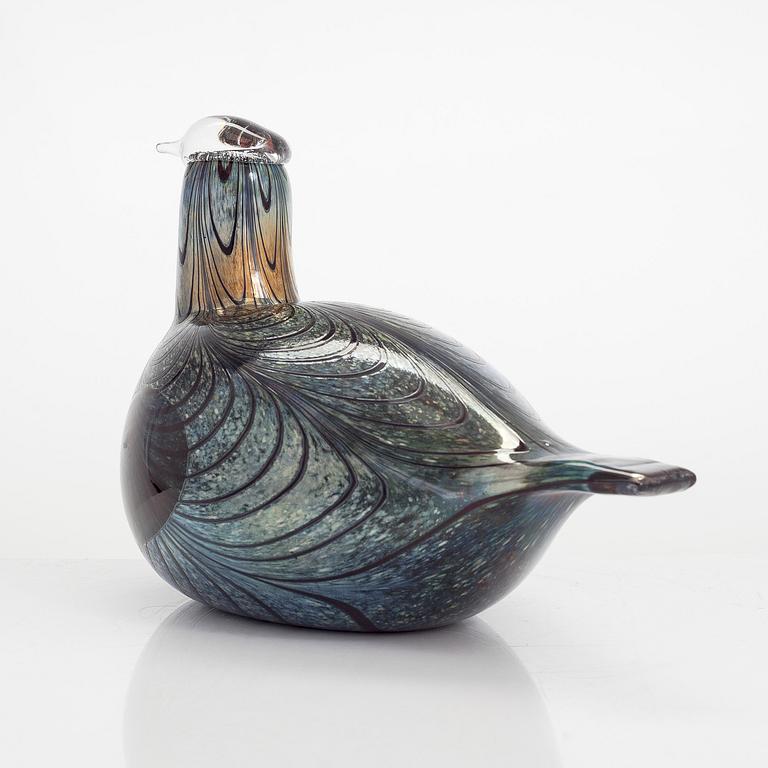 Oiva Toikka, A glass bird, signed O. Toikka Nuutajärvi.