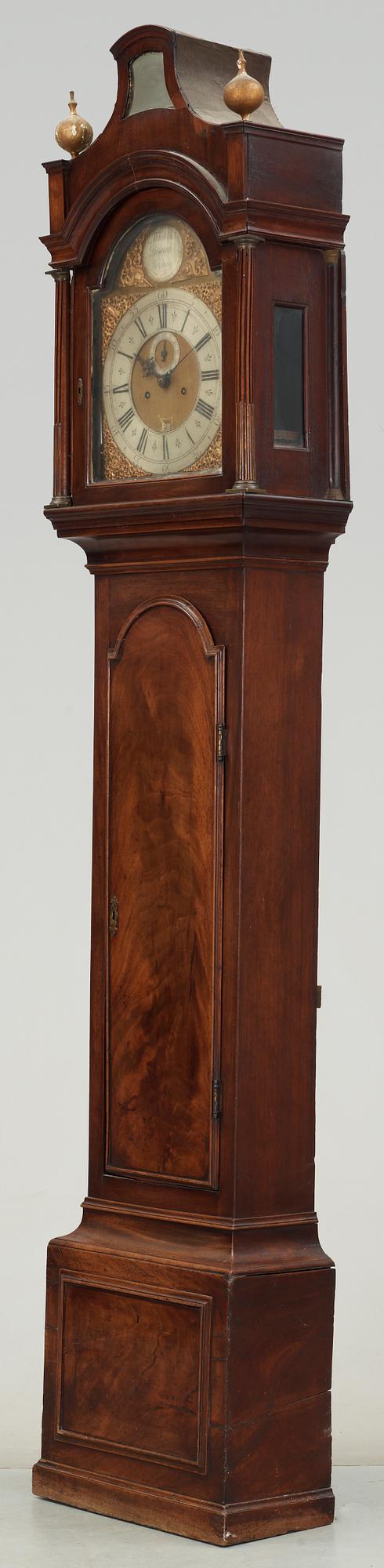 GOLVUR, urtavla märkt Thomas Bevan, London, 1800-tal.