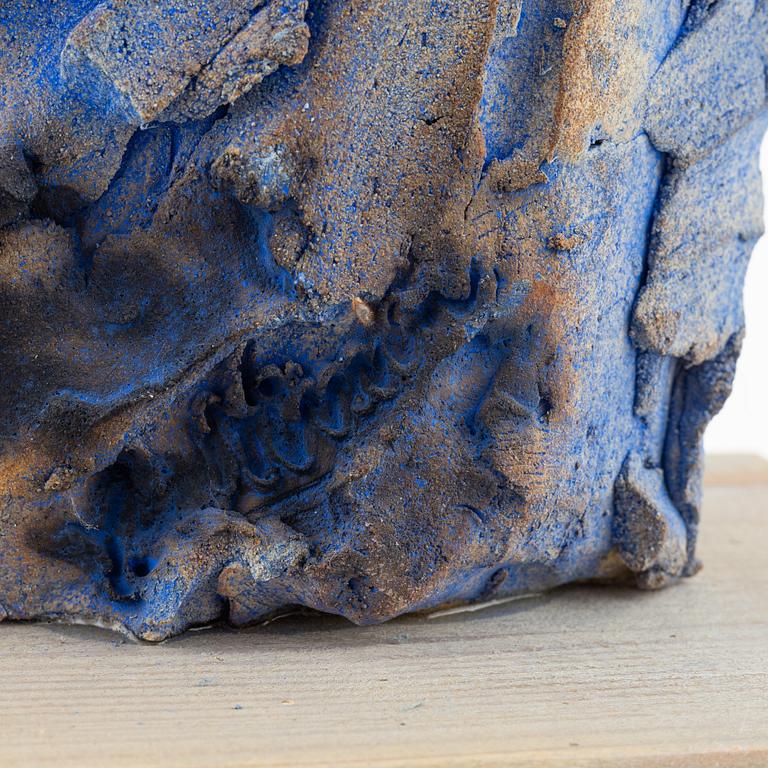 Yvonne Nimar, a group of three ceramic sculptures, signed.