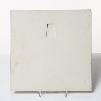 Lisa Larson, väggrelief samt vas, Gustavsberg.