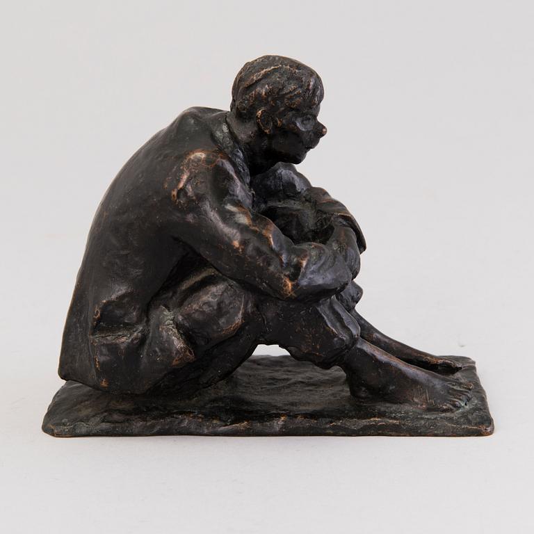 MATTI HAUPT, sculpture, bronze, signed.