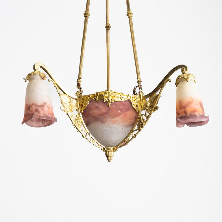 Ceiling lamp, Art Nouveau, early 20th century.