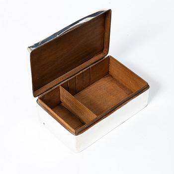 Cigarrskrin, silver, Colen Hewer Cheshire, Chester, England 1910.