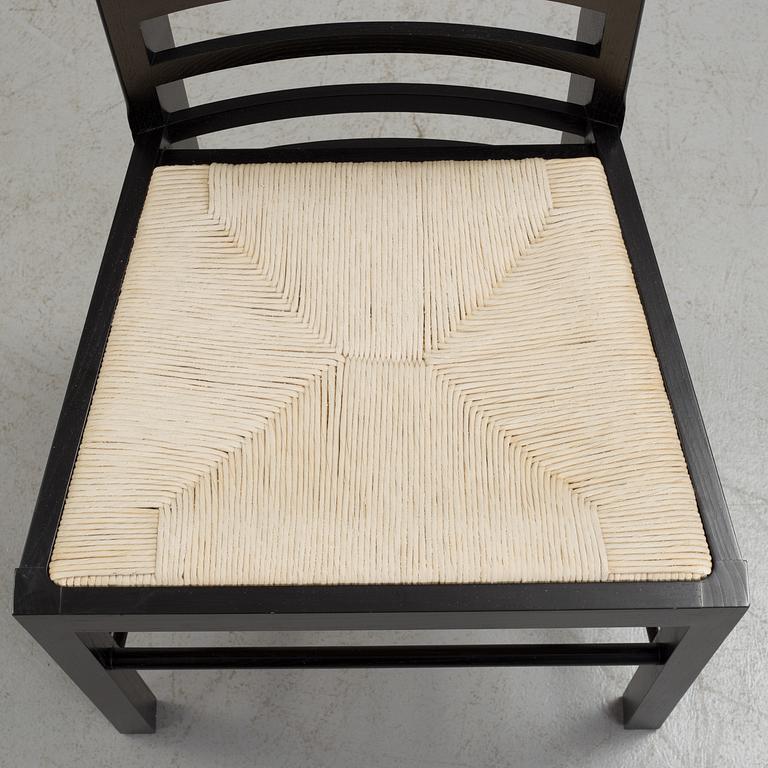 CHARLES RENNIE MACKINTOSH, stol, "Willow 2", Cassina, formgiven 1904, 1970-tal.