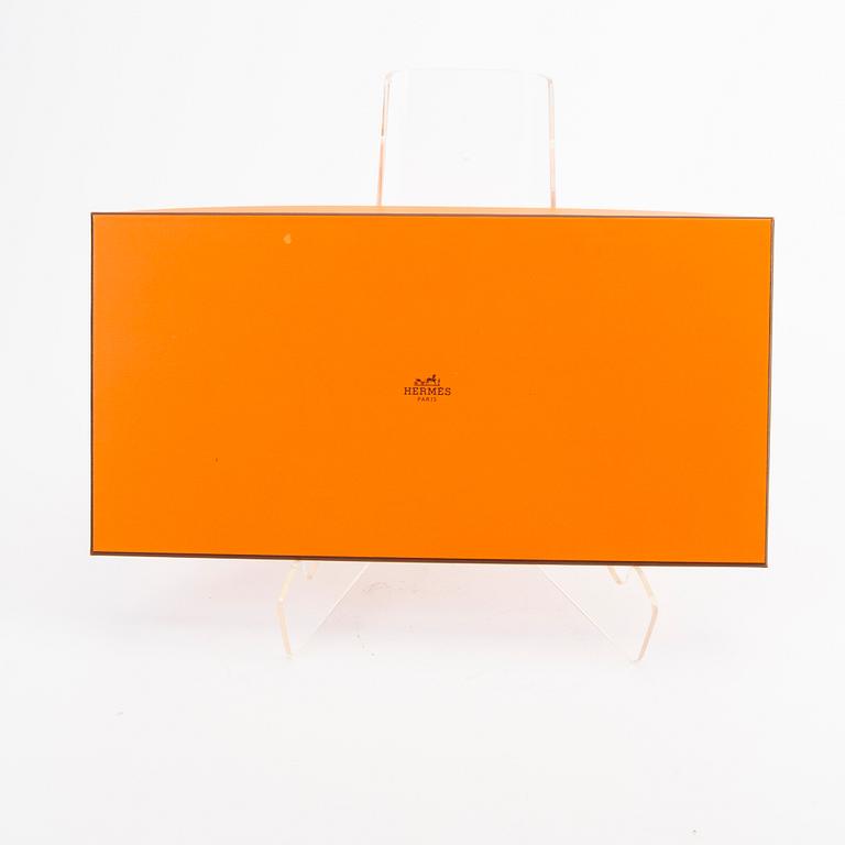 A silk and cashmere "Kachinas" scarf by Hermès.