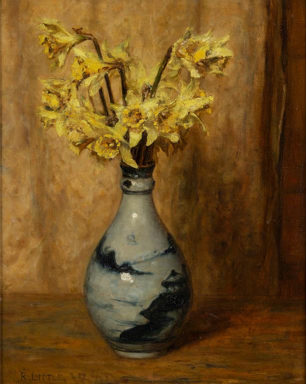 UNKNOWN ARTIST, 19th Century, oil on canvas, signed R. Little.