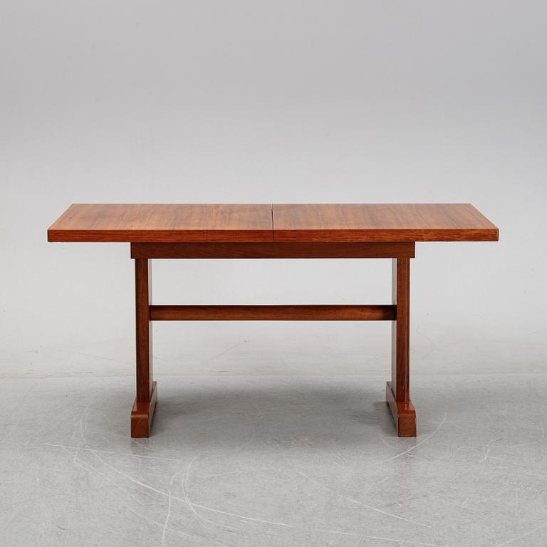 GA Berg, a teak dining table, 1940's/50's.