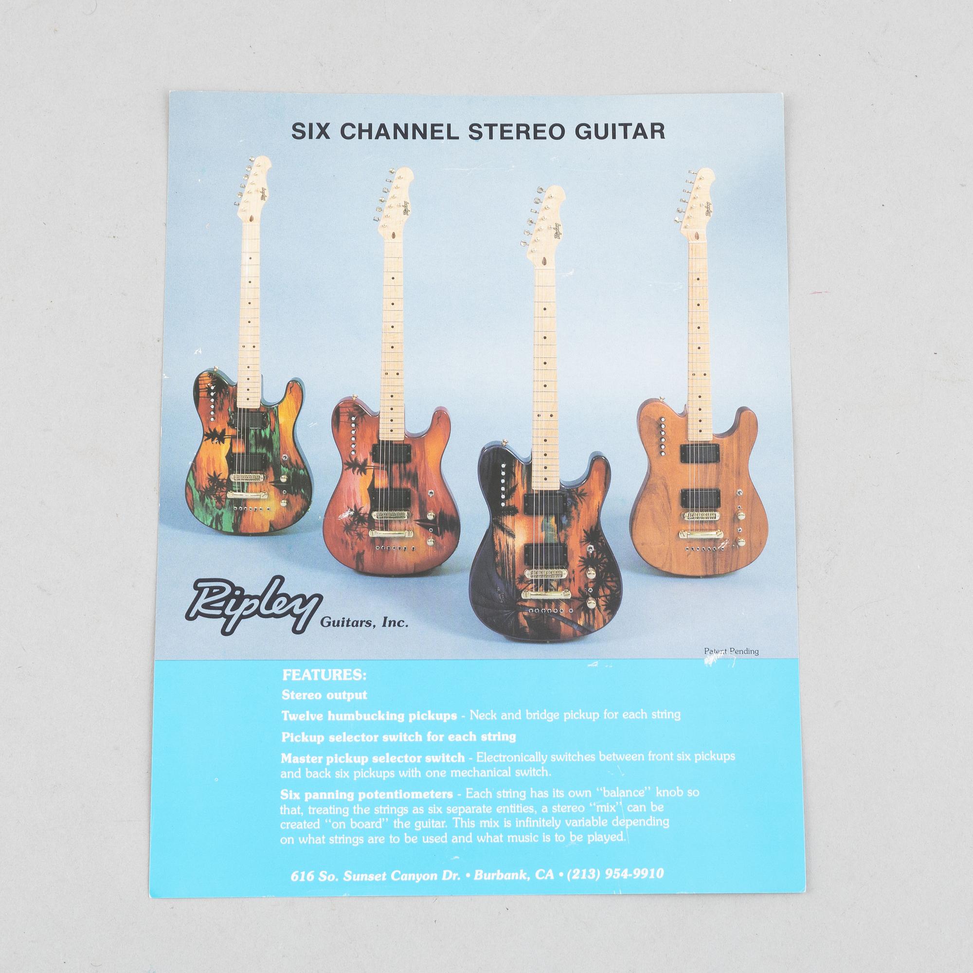 Ripley, "Stereo gitarr", 1985, USA.