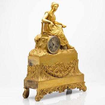Table pendulum clock, Empire style, late 19th century.