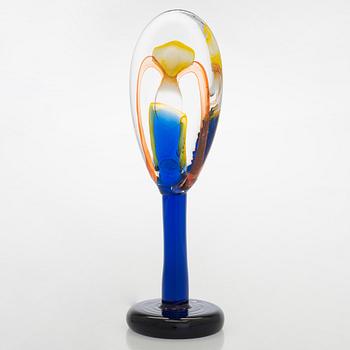 Oiva Toikka, skulptur, "Lollipop", signerad O. Toikka Iittala 2016 23/100.