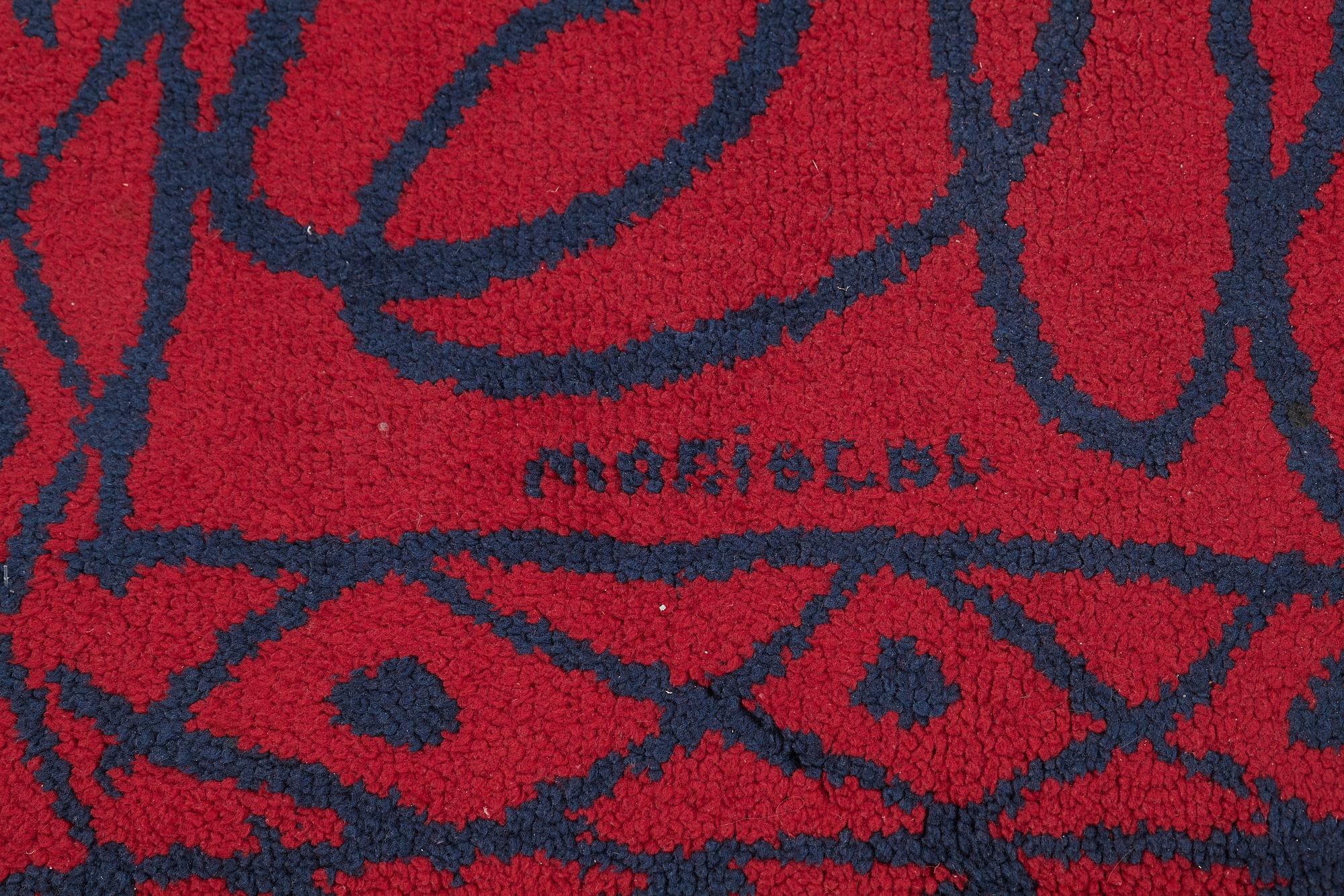 Javier Mariscal, "Estambul", a carpet, Nanimarquina, ca 279,5 x 200 cm, Spain the 1990's, signed Mariscal.