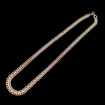 HALSBAND, 18 k guld, svenska stämplar. Vikt ca 20 g.