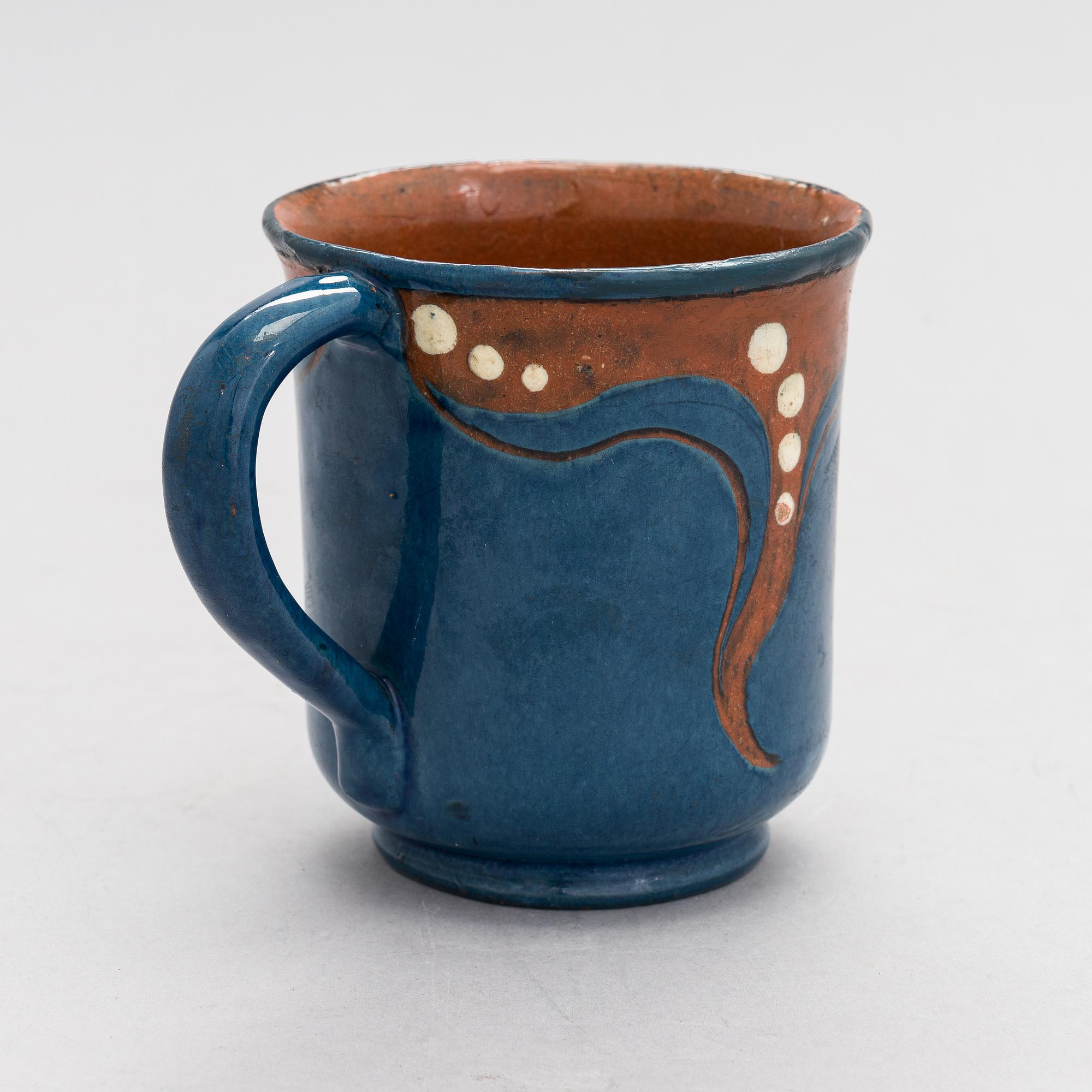 Alfred William Finch, a mug around year 1900 by Iris Finland.