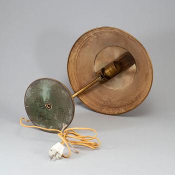A mid 20th century Helo Leuchten table lamp, Germany.