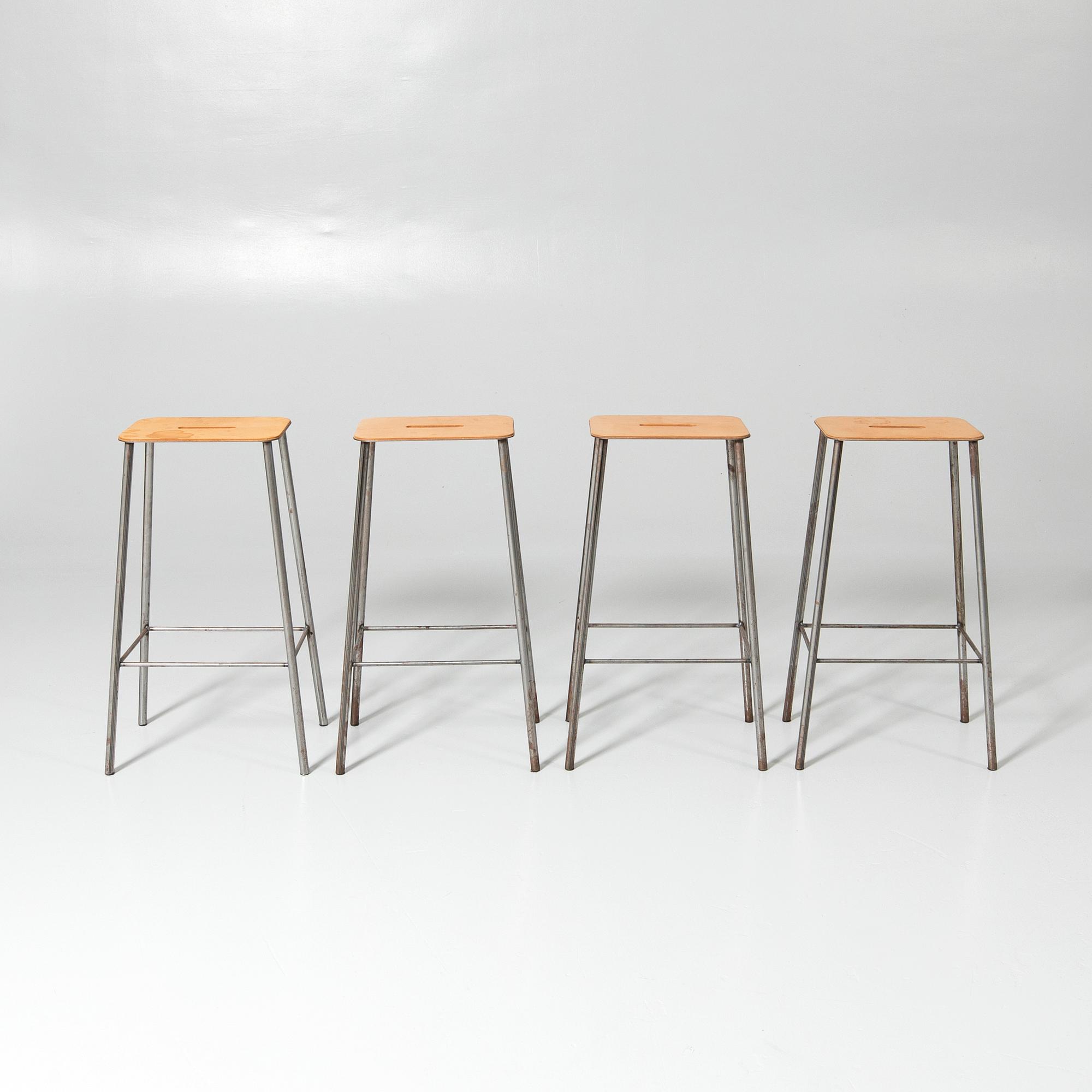 Bar stools, 4, “Adam”, Frama, Denmark, 2000s.