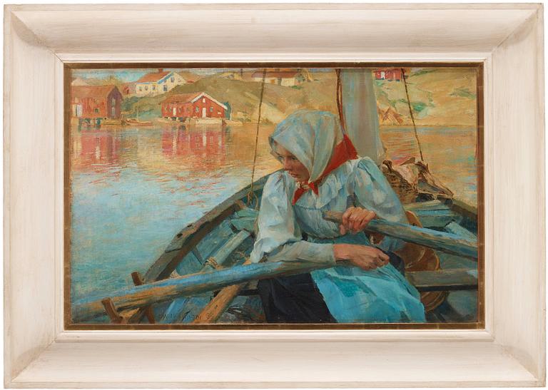 Carl Wilhelmson, "Fiskarflicka" (Fishergirl).