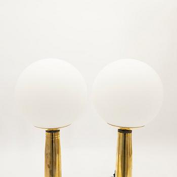 Table lamps, a pair, 20th century.