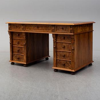 WRITING DESK, late 19th / early 20th century.