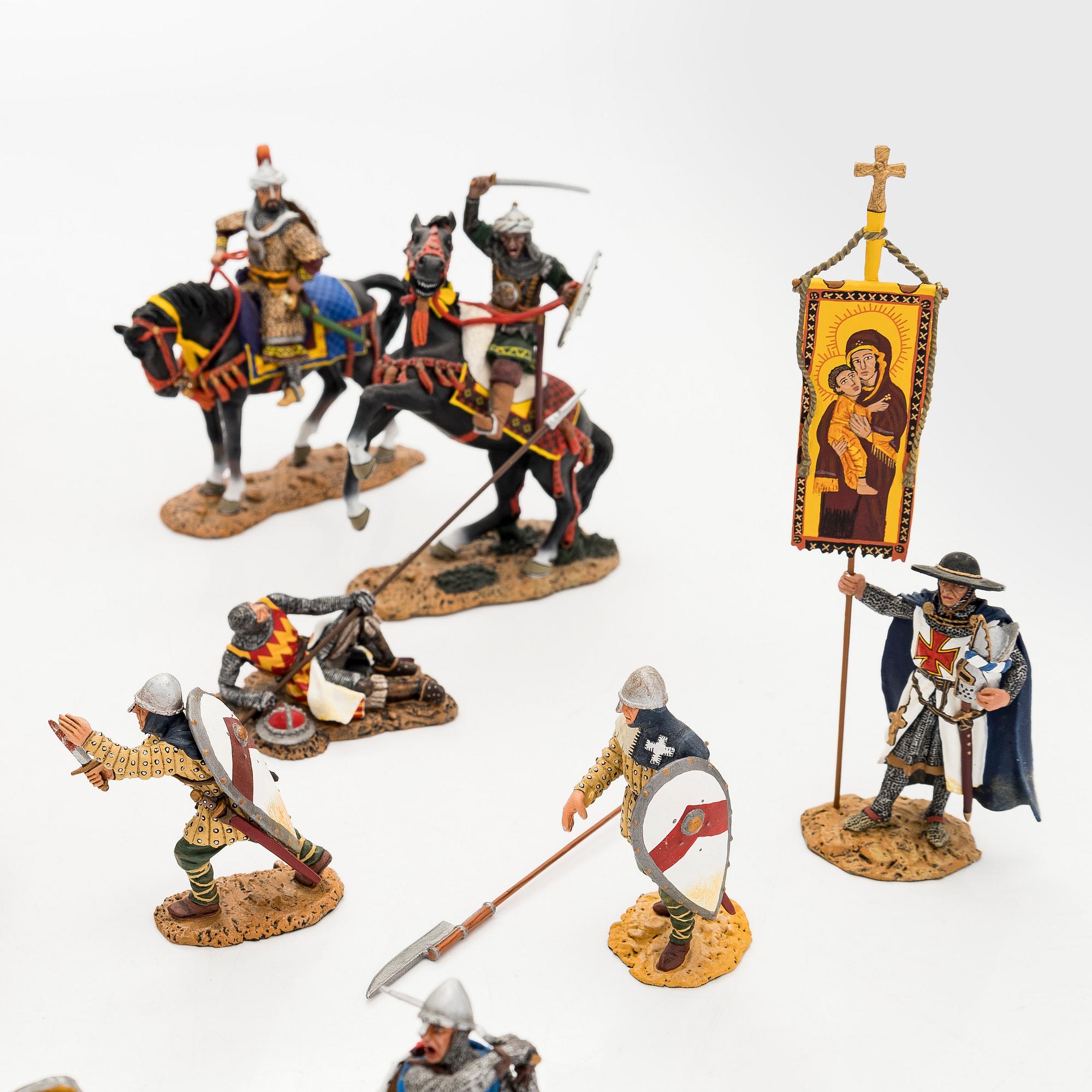 King & Country, kokoelma miniatyyrihahmoja, 20 kpl, "Crusader Cross & Crescent", Hong Kong, 2006-2007.