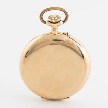 CH. F. Tissot & Fils, pocketwatch, 14K gold, 50,5 mm.