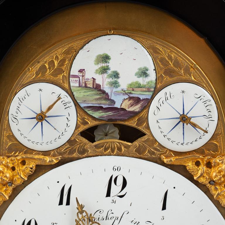 An Austrian mantle clock. by Franz Weiskopf, Vienna, from around the year 1800.