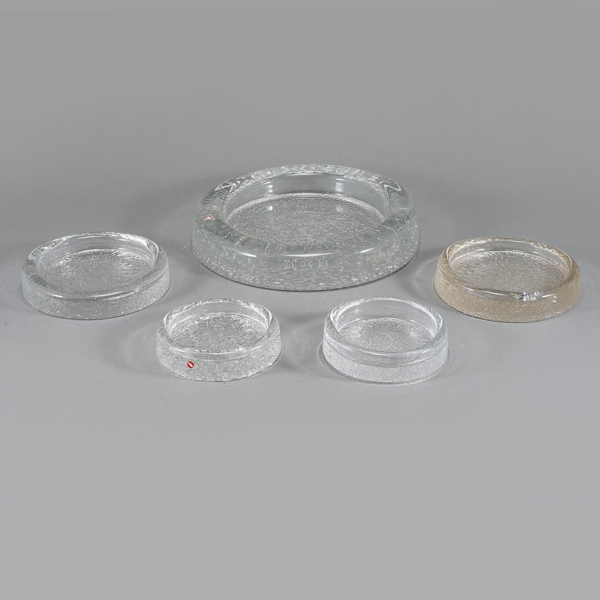 FAT, 5 st, glas, Iittala, 1950/60-tal.